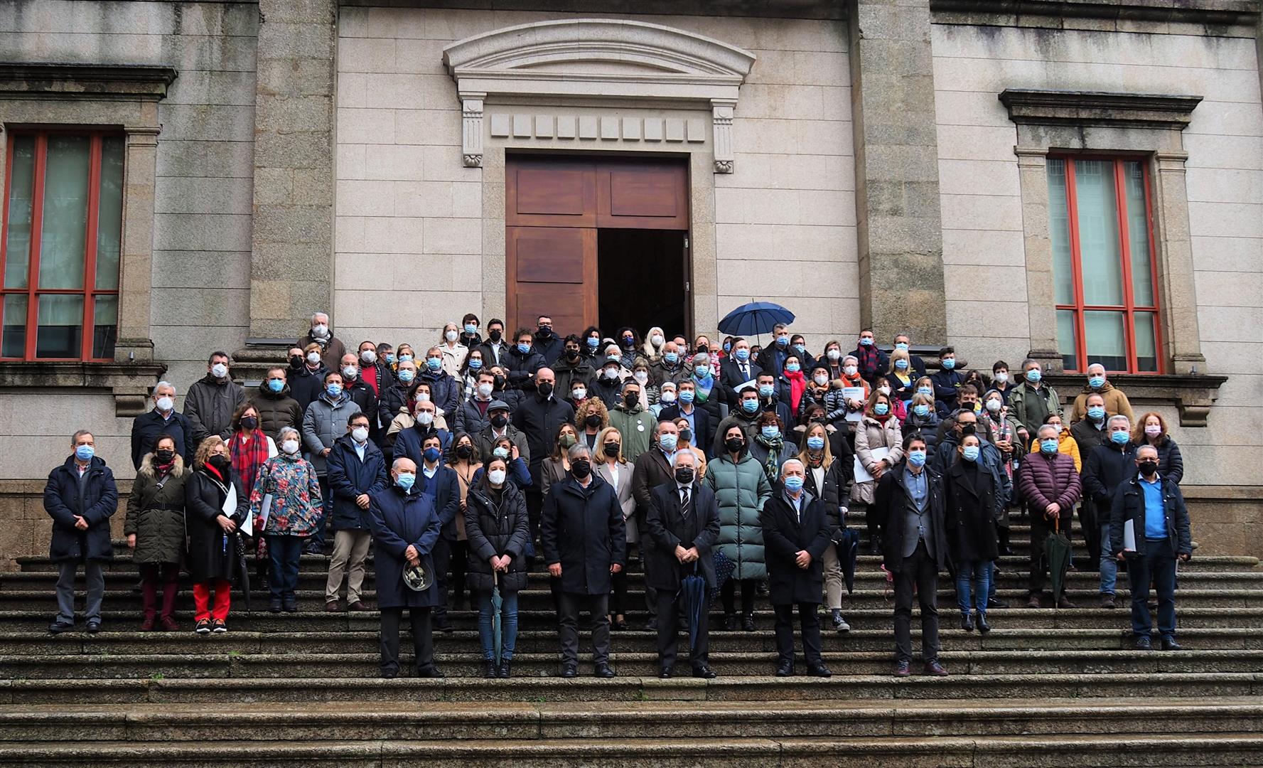 Minuto de silencio en memoria das vítimas do naufraxio do Villa de Pitanxo